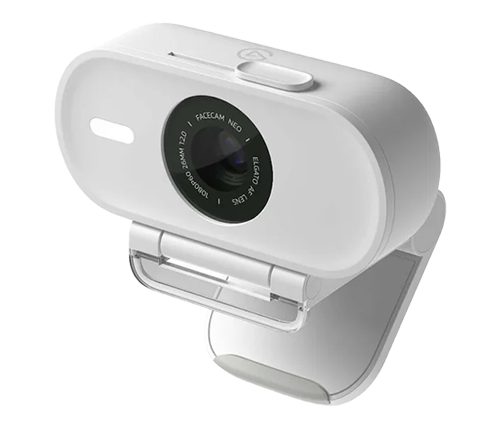 מצלמת רשת Elgato Facecam Neo USB-C בצבע לבן