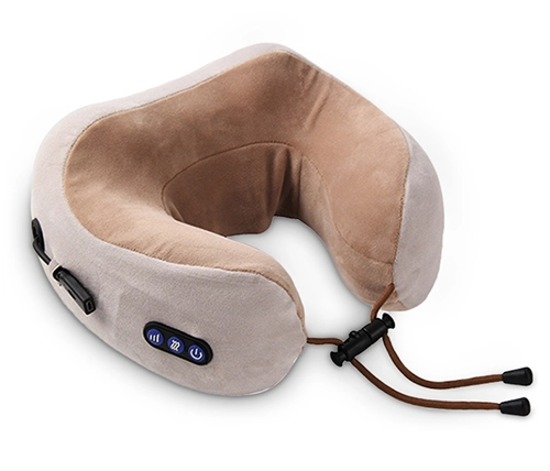 כרית עיסוי נטענת לצוואר בצבע חום Ivory UXZ-002