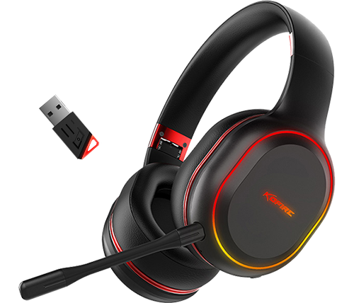 מציאון - אוזניות גיימינג אלחוטיות Ivory Sound KDFIRE UG-05 Bluetooth + 2.4Ghz - מוחדשות