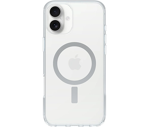 מגן לאייפון 16 פלוס Otterbox Symmetry Clear for MagSafe בצבע שקוף