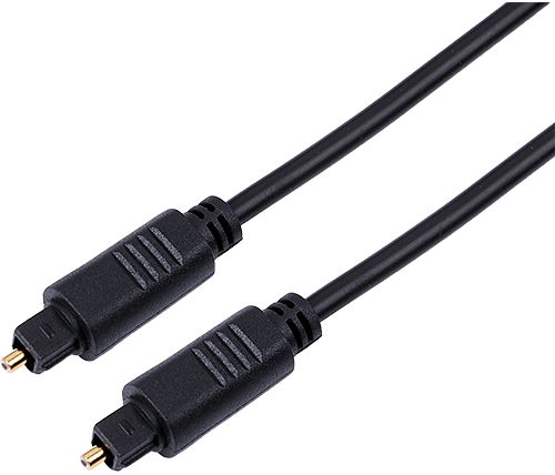 כבל אודיו אופטי Toslink באורך כ-2 מטר Ivory Connect