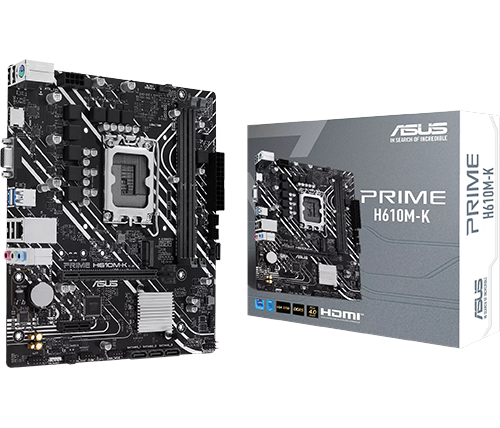 לוח אם ASUS Prime H610M-K mATX 1700 DDR5
