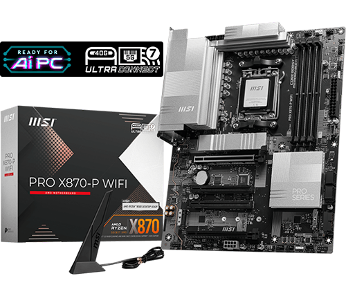 לוח אם MSI PRO X870-P WIFI7 ATX AM5 AMD