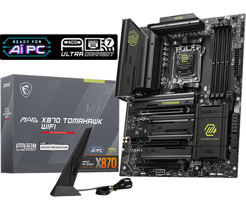לוח אם MSI MAG X870 TOMAHAWK WIFI7 ATX AM5 AMD