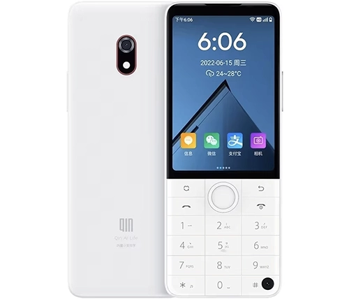 טלפון תומך סים כשר חצי טאצ' Duoqin F22 PRO 64GB 4GB RAM בצבע לבן