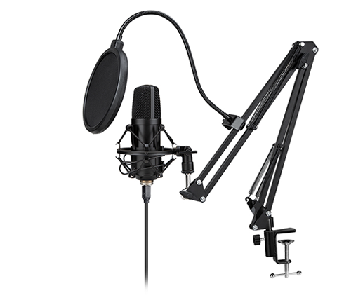 מיקרופון גיימינג למחשב Ivory Gaming BM700U USB עם זרוע מתכוונת