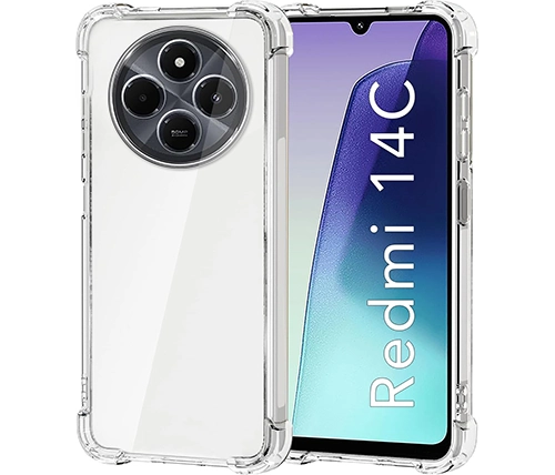 מגן לטלפון Xiaomi Redmi 14C / POCO C75 שקוף Baros