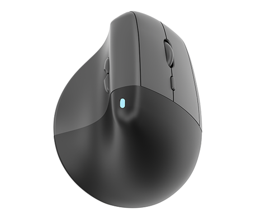 עכבר ארגונומי אנכי אלחוטי עם משדר בלוטוס, מקלט 2.4Ghz וסוללה נטענת חזקה Mizuki Vertical V30