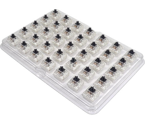 סוויץ' למקלדת מכנית Gateron G Pro 3.0 Black - חבילה של 35 יחידות