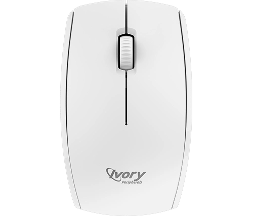 עכבר אלחוטי Ivory Peripherals M35BT USB Bluetooth בצבע לבן