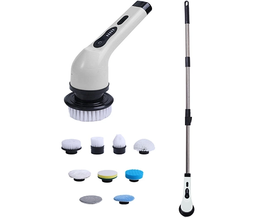 מברשת ניקוי חשמלית אלחוטית עם 9 ראשי ניקוי Ivory Home S6010
