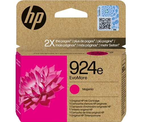 ראש דיו HP 924e מג'נטה מקורי דגם EvoMore (4K0U8NE)