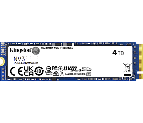 כונן Kingston 4TB NV3 PCIe 4.0 NVMe SSD M.2