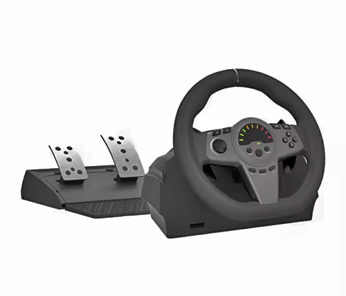 הגה מרוצים ודוושות מתאים ל-מחשב Xbox / Nintendo Switch / PlayStation 4 דגם Ivory Gaming HS-GT100V1BK