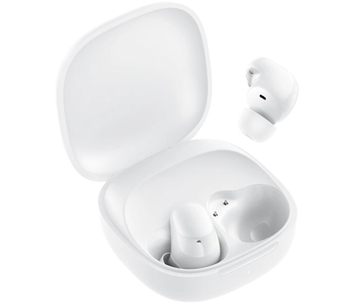 אוזניות שיאומי אלחוטיות Xiaomi Redmi Buds 6 Play TWS בצבע לבן