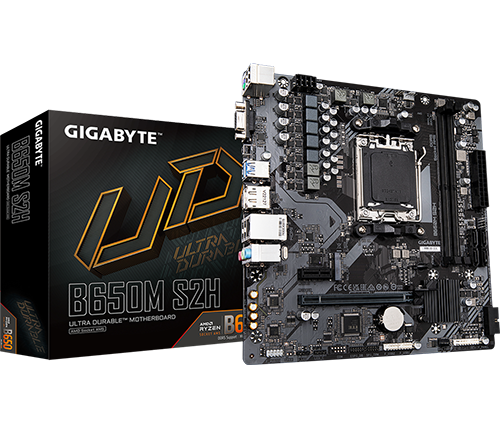 לוח אם Gigabyte B650M S2H DDR5 AM5 mATX AMD