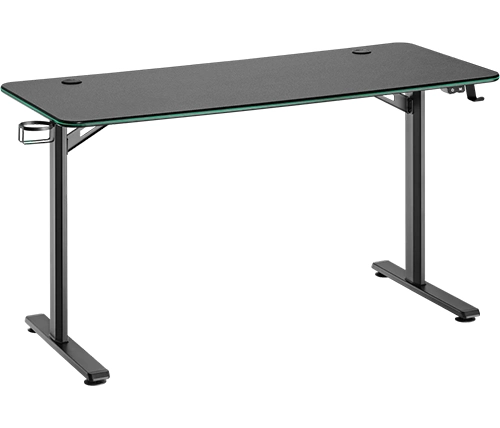 שולחן גיימינג 136x60 סמ בצבע שחור LUMI GMD08-2 RGB – משלוח חינם