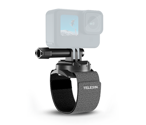 רצועת כף יד למצלמות אקסטרים וסמארטפונים TELESIN GP-WFS-221 מסתובבת 360° מעלות
