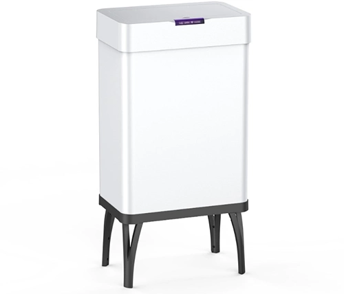 פח אשפה למטבח 60 ליטר חשמלי לבן Ivory Home