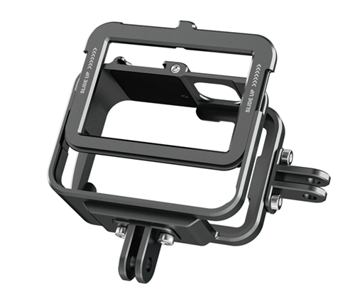 כיסוי מתכת עם הברגה 1/4 לאביזרי מצלמות אקסטרים TELESIN GP-FMS-G11-TZ אופקי / אנכי