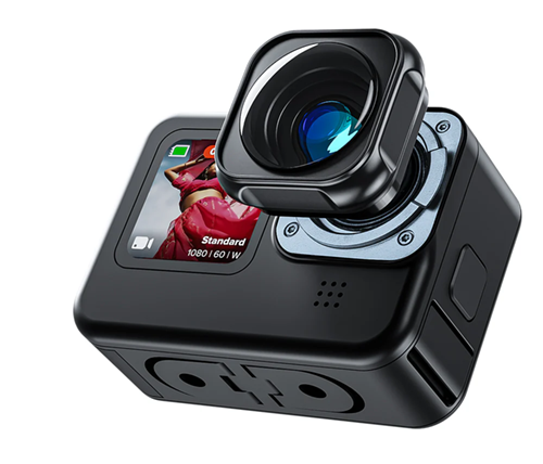 תוסף עדשה אולטרה רחבה TELESIN GP-LEN-001 עבור מצלמות  13 GoPro Hero 9 10 11 12 