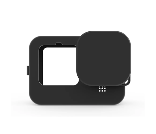 כיסוי סיליקון שחור TELESIN GP-HER-041 עבור מצלמות אקסטרים GoPro