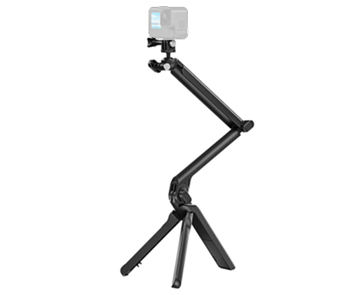 מוט סלפי מתקפל רב שימושי עם חצובה TELESIN TE-TPR-009 עבור סמארטפונים ומצלמות אקסטרים