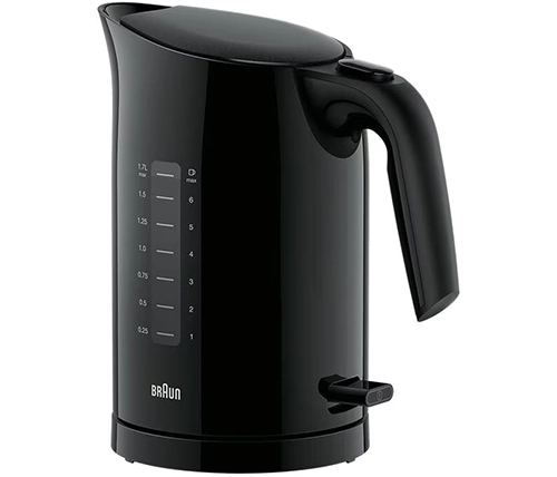 קומקום חשמלי בראון 1.7 ליטר Braun WK 3100 2200W בצבע שחור