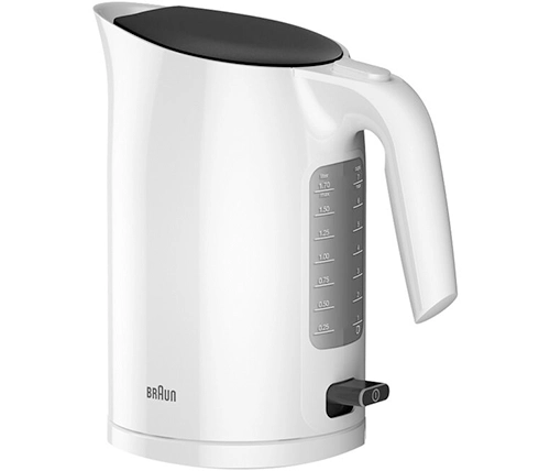 קומקום חשמלי בראון 1.7 ליטר Braun WK 3100 2200W בצבע לבן