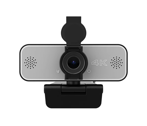 מציאון - מצלמת רשת למחשב 4K עם מכסה עדשה לפרטיות, חיבור USB וזוג מיקרופונים מובנים MIZUKI DS034K  - מוחדש