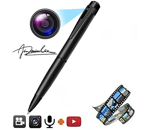 מצלמה נסתרת בצורת עט Ivory Security W10 1080P