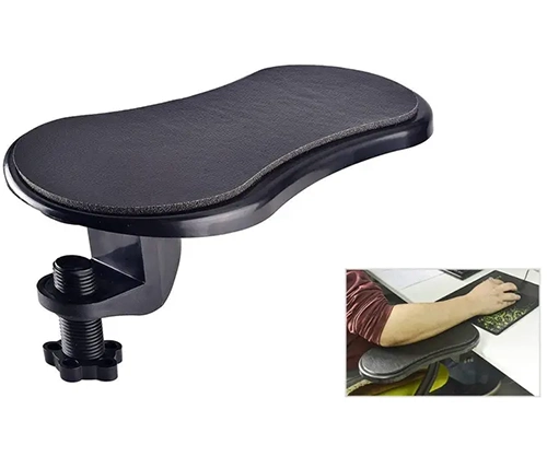 משענת יד מתכווננת ארגונומית לשולחן העבודה