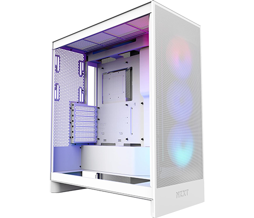 מארז מחשב NZXT H7 Flow RGB בצבע לבן