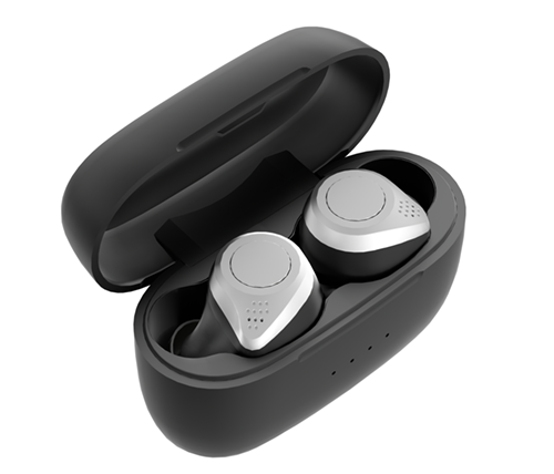 אוזניות ספורט בלוטוס אלחוטיות נוחות עם מיקרופון ומתאימות גם לריצה וחדר כושר MIZUKI SP38 בצבע שחור