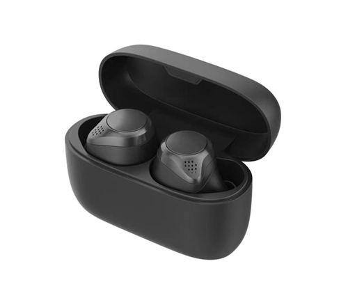 אוזניות ספורט בלוטוס אלחוטיות נוחות עמידות למים עם מיקרופון ומתאימות גם לריצה וחדר כושר MIZUKI 75T בצבע שחור