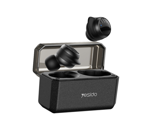 אוזניות ספורט אלחוטיות הולכת אוויר Yesido TWS20 בצבע שחור