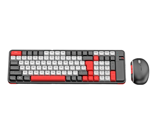 מציאון - סט אלחוטי Forev QW06 Bluetooth+2.4GHZ שחור לבן אדום - מוחדש