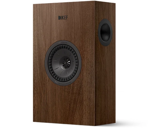 רמקול קיר KEF HiFi Speakers Q4 Meta בצבע עץ אגוז