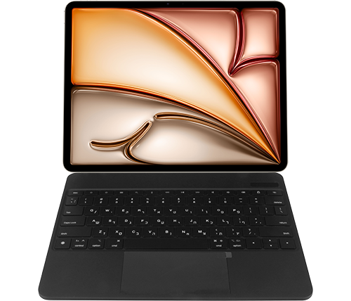 כיסוי מקלדת לאייפד 12.9 Apple iPad Air 13 / Pro של Ivory Peripherals