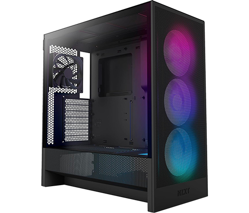 מארז מחשב NZXT H5 Flow RGB בצבע שחור