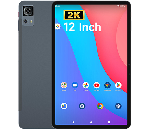 טאבלט אייבורי Ivory Tab 16 12" 8GB+256GB LTE בצבע אפור - כולל כיסוי ספר ומגן מסך