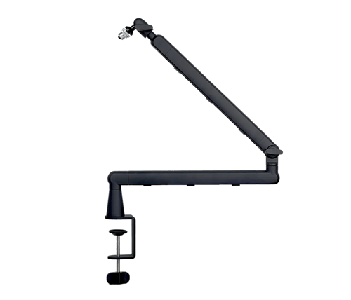 זרוע למיקרופון מתכווננת Ivory Sound GAZ-NB10 – סיבוב 360°, מתאימה להקלטות, פודקאסטים ואולפנים