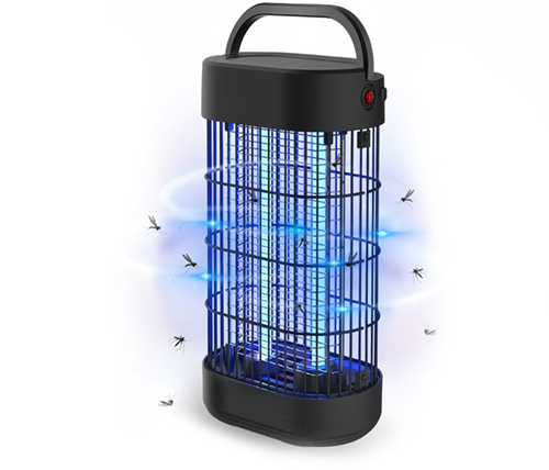 קוטל יתושים חשמלי נייד מומלץ לבית ולגינה כולל תאורת UV כחולה ומגירה לניקוי  MIZUKI JZ-PI-11 16W