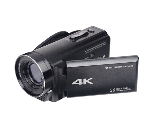 מציאון - מצלמת וידאו דיגיטלית ביתית 4K עמידה למים Ivory Peripherals Digital Video Camera ES-WPV16 - מוחדש