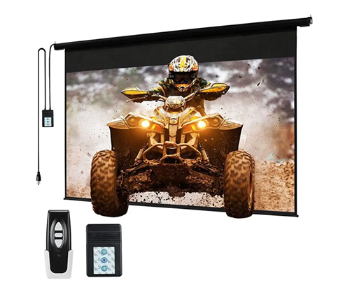 מסך למקרן חשמלי 100 אינץ Ivory Display EC100 כולל שלט