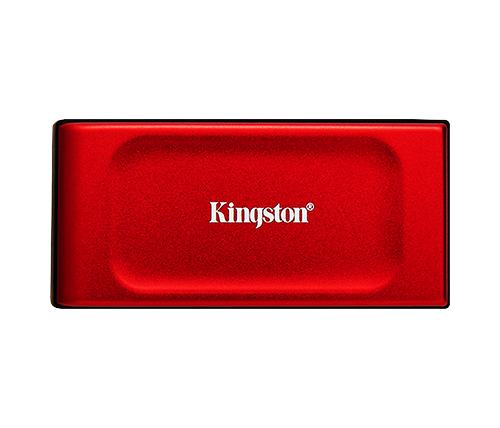 כונן SSD חיצוני נייד Kingston XS1000 USB3.2 Type-C 1TB בצבע אדום