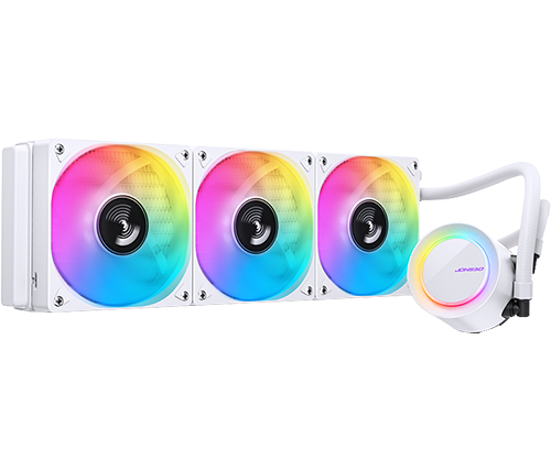 קירור נוזלי למעבד Jonsbo TG-360 Black ARGB 360mm בצבע לבן