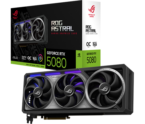 כרטיס מסך ASUS ROG Astral GeForce RTX 5080 16GB GDDR7 OC Edition