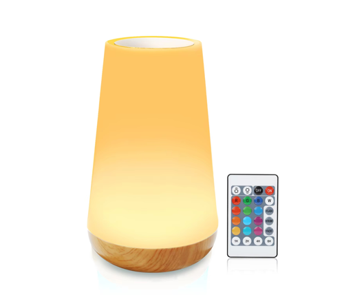 מנורת לד נטענת עם שלט MIZUKI RGB – תאורה ניידת לכל מקום