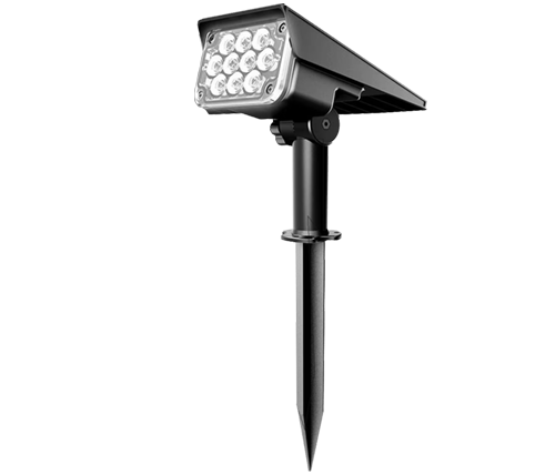 תאורה סולארית לגינה MIZUKI RGB  LED בצבע שחור 